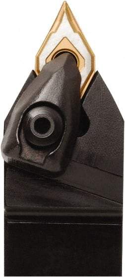 Seco - DDPN, Neutral Cut, 62.5° Lead Angle, 1-1/4" Shank Height x 1-1/4" Shank Width, Neutral Rake Indexable Turning Toolholder - 6" OAL, DNMG 432 Insert Compatibility, Series Dual Clamp - Eagle Tool & Supply