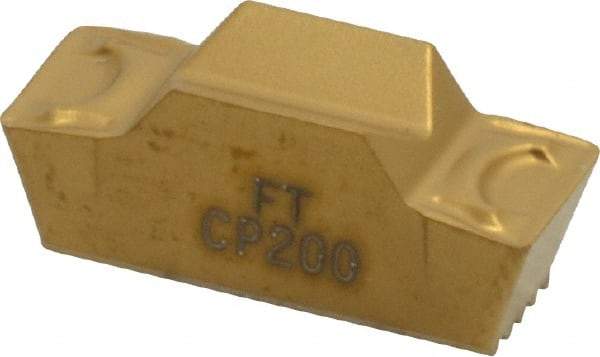 Seco - LCMF, 1/4" Cutting Width, FT, CP200 Grade, Double End Multi-Directional Turning Insert - TiAlN, TiN Coated - Eagle Tool & Supply
