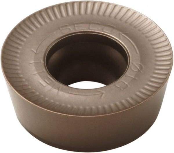 Seco - RPHT2006M0 ME12 Grade MM4500 Carbide Milling Insert - TiCN/Al2O3 Finish, 1/4" Thick, 20mm Inscribed Circle - Eagle Tool & Supply