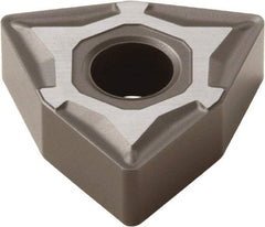 Seco - WNMG433W M3 Grade TP1500 Carbide Turning Insert - TiCN/Al2O3 Finish, 80° Trigon, 1/2" Inscr Circle, 3/16" Thick, 3/64" Corner Radius - Eagle Tool & Supply