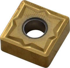 Seco - SNMG432 MR3 Grade TS2000 Carbide Turning Insert - TiAlN/TiN Finish, 90° Square, 1/2" Inscr Circle, 3/16" Thick, 1/32" Corner Radius - Eagle Tool & Supply