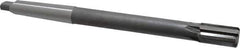 Made in USA - 3/4" Diam, 2MT Morse Taper Shank, 1-3/8" Flute Length, Machine Expansion Reamer - Straight Flute, 9-1/2" OAL, Right Hand Cut, 6 Flutes, Carbide-Tipped, Bright Finish - Eagle Tool & Supply