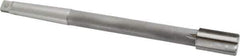 Made in USA - 7/8" Diam, 2MT Morse Taper Shank, 1-1/2" Flute Length, Machine Expansion Reamer - Straight Flute, 10" OAL, Right Hand Cut, 6 Flutes, Carbide-Tipped, Bright Finish - Eagle Tool & Supply