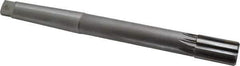 Made in USA - 1" Diam, 3MT Morse Taper Shank, 1-5/8" Flute Length, Machine Expansion Reamer - Straight Flute, 10-1/2" OAL, Right Hand Cut, 8 Flutes, Carbide-Tipped, Bright Finish - Eagle Tool & Supply