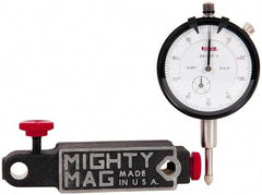 SPI - 0.001" Graduation, 0-100 Dial Reading, Indicator & Base Kit - 4-1/2" Base Length x 1-1/4" Base Width x 1" Base Height, 2" Dial Diam - Eagle Tool & Supply