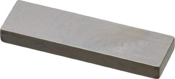 Mitutoyo - 0.118" Rectangular Steel Gage Block - Accuracy Grade 0, Includes Certificate of Inspection - Eagle Tool & Supply