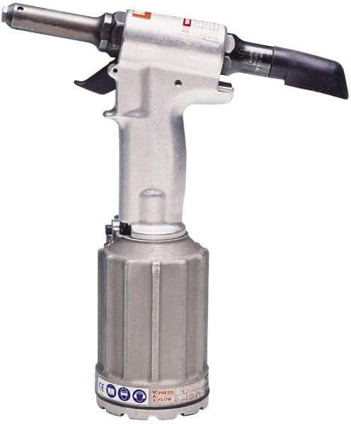 HUCK - Up to 1/4" Capacity, Air Riveting Hammer - 0.683" Long Stroke, 1/4" Inlet - Eagle Tool & Supply