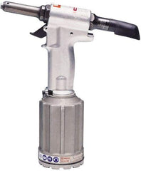 HUCK - Up to 1/4" Capacity, Air Riveting Hammer - 0.683" Long Stroke, 1/4" Inlet - Eagle Tool & Supply