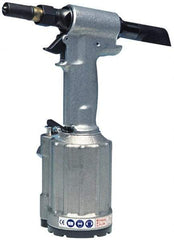 HUCK - Up to 1/4" Capacity, Air Riveting Hammer - 0.743" Long Stroke, 1/4" Inlet - Eagle Tool & Supply