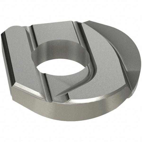 Iscar - HCRD.38 QF Grade IC908 Carbide Milling Insert - TiAlN Finish, 0.09" Thick, 3/8" Inscribed Circle, 3/16" Corner Radius - Eagle Tool & Supply
