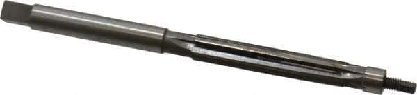 Made in USA - 5/16" Reamer Diam, 0.3075" Diam Straight Shank, 1-3/4" Flute Length, Hand Expansion Reamer - Straight Flute, 4-1/2" OAL, Right Hand Cut, 6 Flutes, High Speed Steel - Eagle Tool & Supply