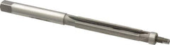 Made in USA - 3/8" Reamer Diam, 0.3700" Diam Straight Shank, 1-3/4" Flute Length, Hand Expansion Reamer - Straight Flute, 5" OAL, Right Hand Cut, 6 Flutes, High Speed Steel - Eagle Tool & Supply