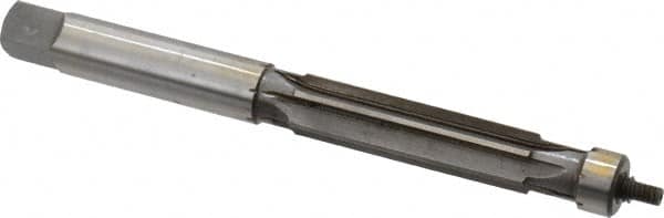 Made in USA - 17/32" Reamer Diam, 0.5260" Diam Straight Shank, 2-1/8" Flute Length, Hand Expansion Reamer - Eagle Tool & Supply