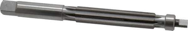 Made in USA - 3/4" Reamer Diam, 0.7450" Diam Straight Shank, 2-11/16" Flute Length, Hand Expansion Reamer - Straight Flute, 7-1/16" OAL, Right Hand Cut, 8 Flutes, High Speed Steel - Eagle Tool & Supply