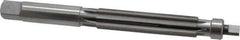 Made in USA - 3/4" Reamer Diam, 0.7450" Diam Straight Shank, 2-11/16" Flute Length, Hand Expansion Reamer - Straight Flute, 7-1/16" OAL, Right Hand Cut, 8 Flutes, High Speed Steel - Eagle Tool & Supply