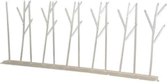 Bird-X - Plastic Bird Spikes - 4-1/2 Inch High x 2-1/4 Inch Wide x 10 Ft. Long x 0.5 Inch Thick - Eagle Tool & Supply