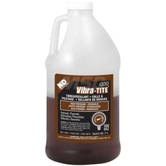 Pipe Thread Sealant: Brown, 1 L, Jug 300 ° F Max, For Metal Pipes, Fittings & Hydraulics, Series 444