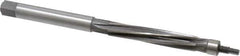 Made in USA - 5/16" Reamer Diam, Straight Shank, 1-3/4" Flute Length, Hand Expansion Reamer - Spiral Flute, 4" OAL, Left Hand Spiral, Right Hand Cut, 6 Flutes, High Speed Steel - Eagle Tool & Supply