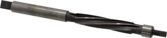 Made in USA - 3/8" Reamer Diam, Straight Shank, 1-3/4" Flute Length, Hand Expansion Reamer - Spiral Flute, 4-1/4" OAL, Left Hand Spiral, Right Hand Cut, 6 Flutes, High Speed Steel - Eagle Tool & Supply