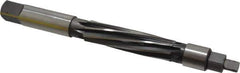 Made in USA - 1" Reamer Diam, Straight Shank, 3-3/4" Flute Length, Hand Expansion Reamer - Spiral Flute, 8-3/8" OAL, Left Hand Spiral, Right Hand Cut, 8 Flutes, High Speed Steel - Eagle Tool & Supply