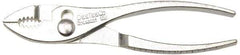 Crescent - 6-1/2" OAL, 1" Jaw Length, Combination Slip Joint Pliers - 2 Positions, Serrated Jaw, Straight Jaw Tool, Standard Handle - Eagle Tool & Supply