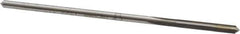 Made in USA - 1/8" Cobalt 4 Flute Chucking Reamer - Straight Flute, 0.119" Straight Shank, 7/8" Flute Length, 3-1/2" OAL - Eagle Tool & Supply