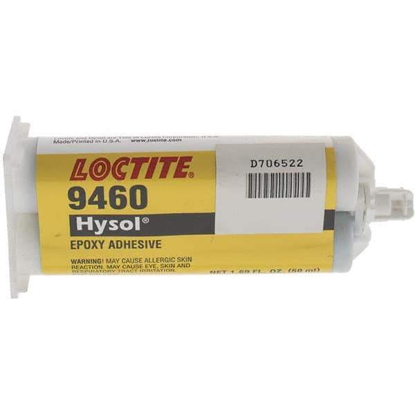 Loctite - 50 mL Dual Cartridge Structural Adhesive - 50 min Working Time, 3,500 psi Shear Strength - Eagle Tool & Supply