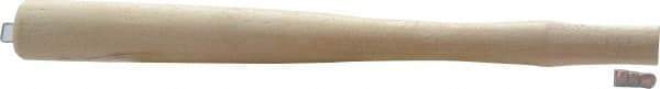 Made in USA - 12" Long Replacement Handle for Ball Pein, Machinist & Riveting Hammers - 3/4" Eye Length x 7/16" Eye Width, Hickory, Material Grade Type A - Eagle Tool & Supply