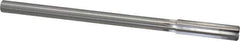 Made in USA - 0.4385" Cobalt 6 Flute Chucking Reamer - Straight Flute, 0.373" Straight Shank, 1-3/4" Flute Length, 7" OAL - Eagle Tool & Supply