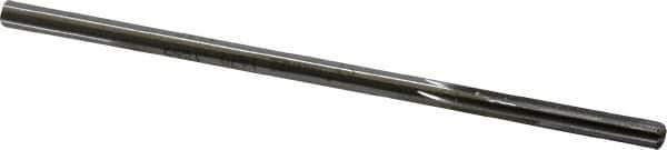Made in USA - 0.1855" Cobalt 6 Flute Chucking Reamer - Straight Flute, 0.1805" Straight Shank, 1-1/8" Flute Length, 4-1/2" OAL - Eagle Tool & Supply