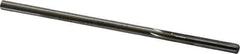 Made in USA - 0.1855" Cobalt 6 Flute Chucking Reamer - Straight Flute, 0.1805" Straight Shank, 1-1/8" Flute Length, 4-1/2" OAL - Eagle Tool & Supply