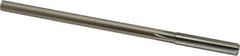 Made in USA - 0.3105" Cobalt 6 Flute Chucking Reamer - Straight Flute, 0.2792" Straight Shank, 1-1/2" Flute Length, 6" OAL - Eagle Tool & Supply