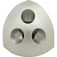 80/20 Inc. - 1-1/2" Wide x 1-1/2" High x 1-1/2" Long Open Shelving Corner Fastener - Eagle Tool & Supply