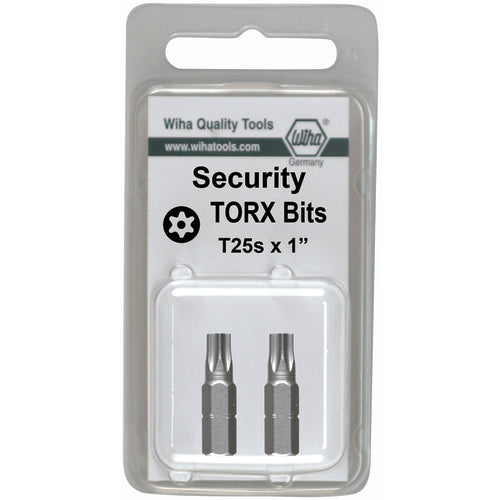 Security Torx Insert Bit On 5/16″ Hex Drive T40s × 35mm (2 Bit Pack) - Eagle Tool & Supply