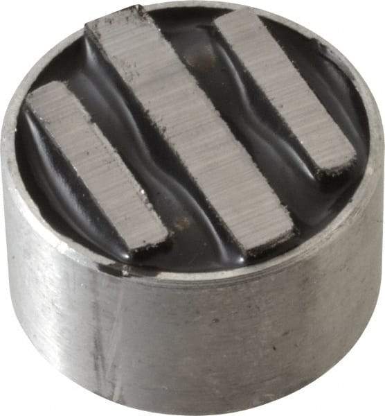 Mag-Mate - 5/16-18 Thread, 1-1/4" Diam, 3/4" High, 18 Lb Average Pull Force, Neodymium Rare Earth Pot Magnet - Aluminum Insulated - Eagle Tool & Supply