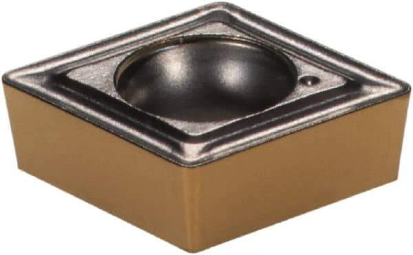 Iscar - CCMT2-1 14 Grade IC807 Carbide Turning Insert - TiAlN Finish, 80° Diamond, 1/4" Inscr Circle, 3/32" Thick, 1/64" Corner Radius - Eagle Tool & Supply