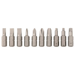 10PC SLOT/PHIL/TORX BIT SET - Eagle Tool & Supply
