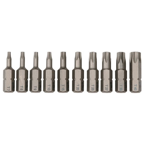 10PC TORX INSERT BIT SET - Eagle Tool & Supply