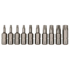 10PC TORX INSERT BIT SET - Eagle Tool & Supply