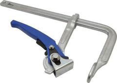 Gibraltar - 5-1/2" Deep Throat, 12" Max Capacity, Standard Sliding Arm Clamp - 1,100 Lb Clamping Pressure - Eagle Tool & Supply