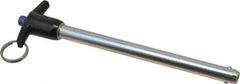 Gibraltar - 1/2" Diam, 6" Usable Length, T Handle, Quick Release Pin - Grade 4130 Steel, Zinc-Plated Finish - Eagle Tool & Supply