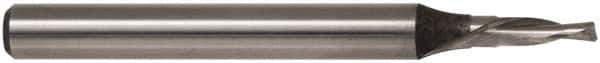 Onsrud - 1/4" Cutting Diam x 3/4" Length of Cut, 2 Flute, Downcut Spiral Router Bit - Uncoated, Right Hand Cut, High Speed Steel, 3-1/4" OAL x 1/2" Shank Diam, Double Edge, 19 to 32° Helix Angle - Eagle Tool & Supply