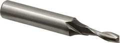 Onsrud - 1/4" Cutting Diam x 3/4" Length of Cut, 2 Flute, Upcut Spiral Router Bit - Uncoated, Right Hand Cut, High Speed Steel, 3-1/4" OAL x 1/2" Shank Diam, Double Edge, 19 to 32° Helix Angle - Eagle Tool & Supply