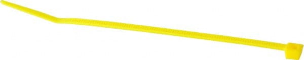 Made in USA - 4-1/8" Long Yellow Nylon Standard Cable Tie - Eagle Tool & Supply