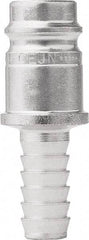 CEJN - Hose Barb European High Flow Pneumatic Hose High Flow Connector - Steel Zinc-Plated, 3/8" Body Diam, 1/4" Hose ID - Eagle Tool & Supply