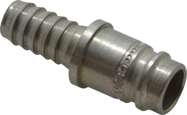 CEJN - Hose Barb European High Flow Pneumatic Hose High Flow Connector - Steel Zinc-Plated, 3/8" Body Diam, 3/8" Hose ID - Eagle Tool & Supply
