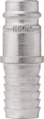 CEJN - Hose Barb European High Flow Pneumatic Hose High Flow Connector - Steel Zinc-Plated, 3/8" Body Diam, 1/2" Hose ID - Eagle Tool & Supply