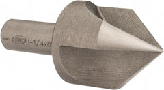 Keo - 1-1/4" Head Diam, 1/2" Shank Diam, 3 Flute 82° High Speed Steel Countersink - Eagle Tool & Supply