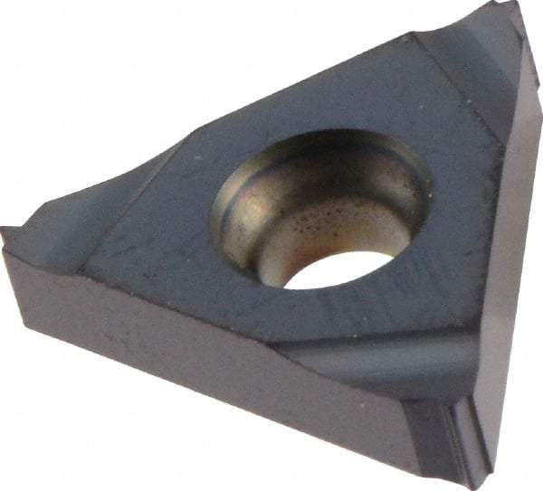 Iscar - 16ER External Right Hand 32 UNJ Laydown Threading Insert - Grade IC908, TiAlN Coated Carbide, 9.53mm Inscribed Circle - Eagle Tool & Supply