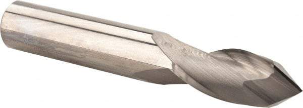 Melin Tool - 7/16" Diam, 1" LOC, 2 Flute, 90° Point Angle, Solid Carbide Drill Mill - Uncoated, 2-3/4" OAL, 7/16" Shank Diam - Eagle Tool & Supply